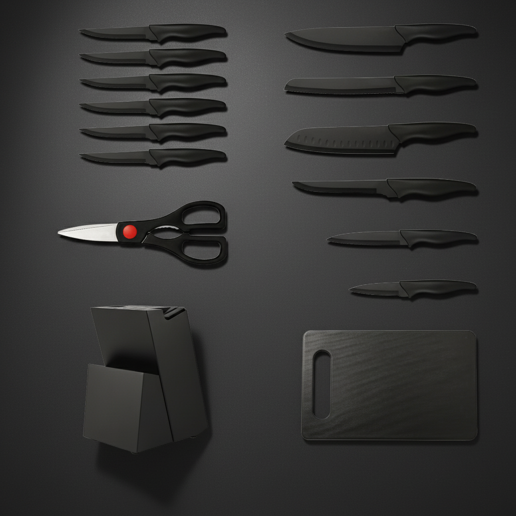 16-teiliges Premium Küchenmesser-Set