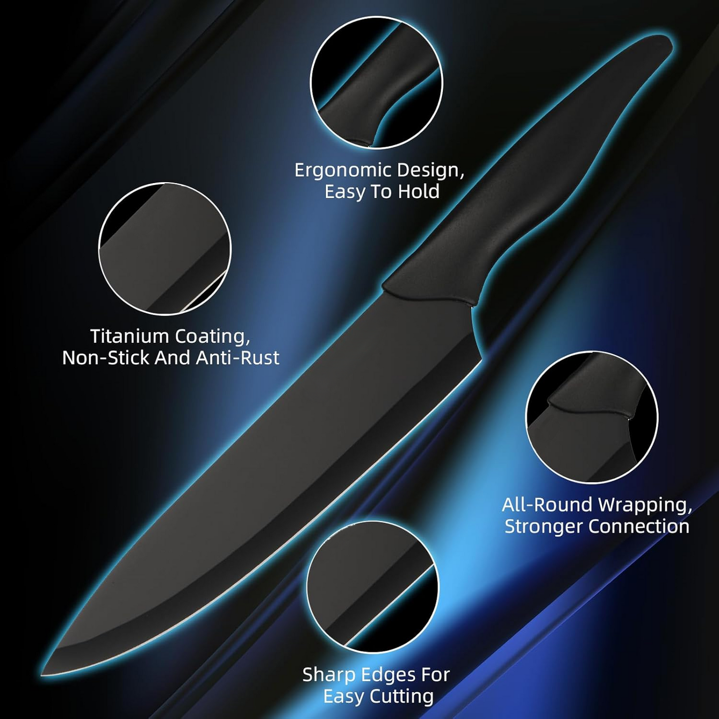 16-teiliges Premium Küchenmesser-Set